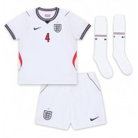 England Declan Rice #4 Replika babykläder Hemmaställ Barn VM 2026 Kortärmad (+ korta byxor)